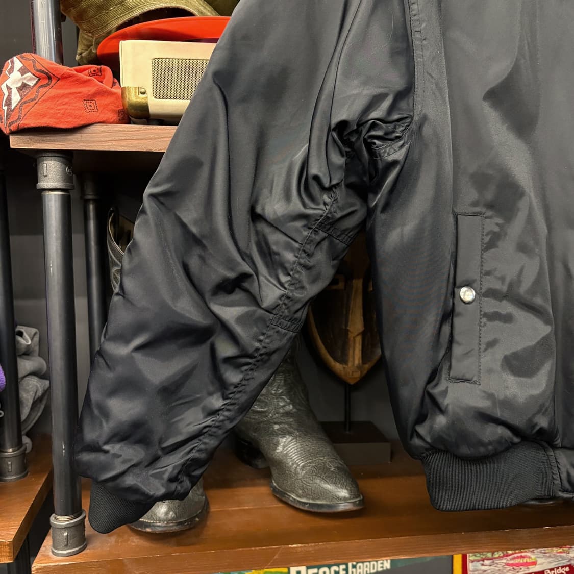 어커버 패디드 스탠다드 봄버 MA-1 항공점퍼 N173 상품이미지5