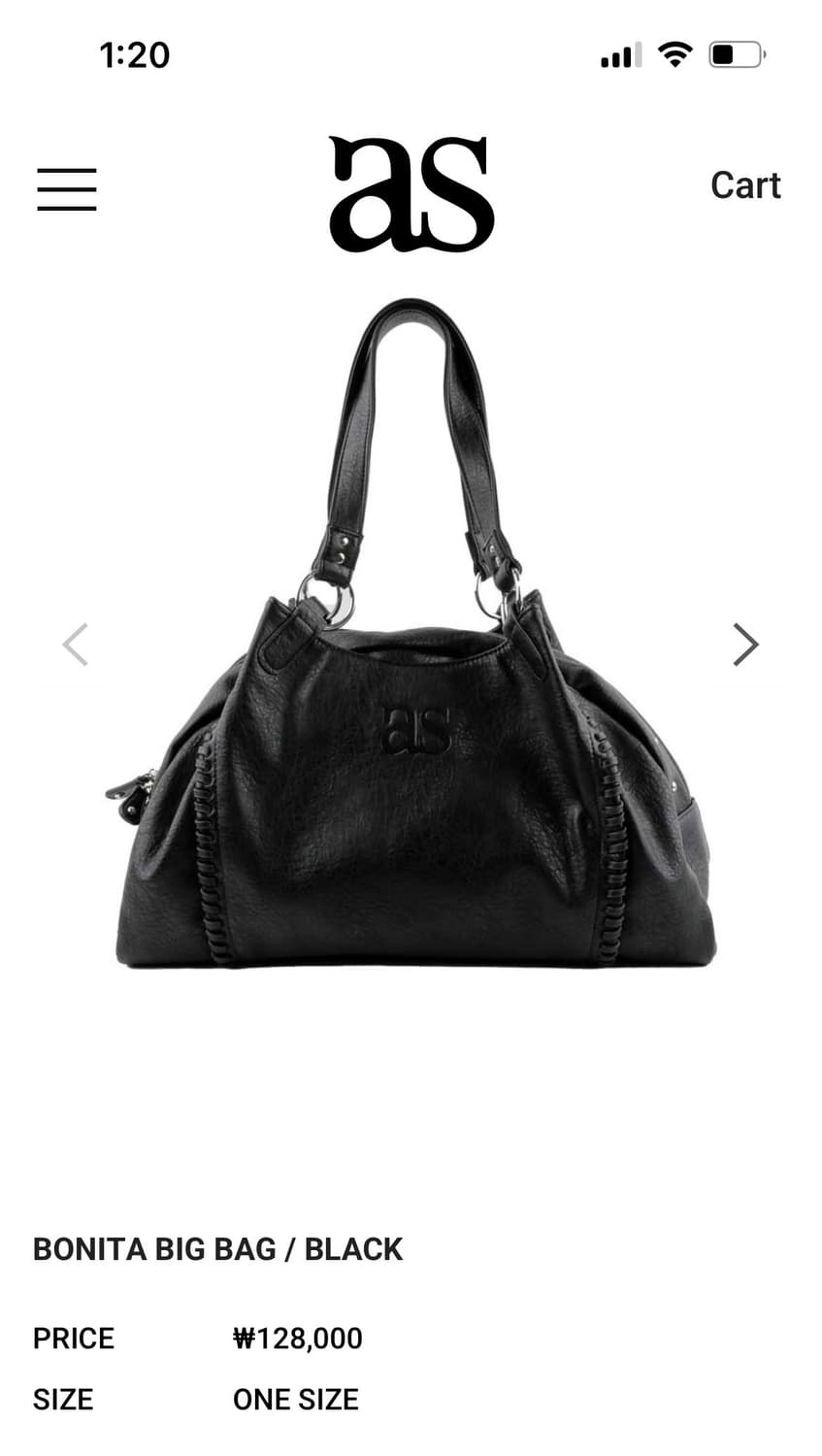 애즈온 보니타 빅 백 상품이미지1