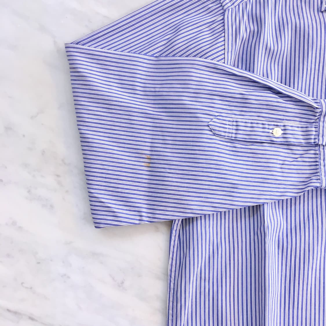 블루 스트라이프 셔츠 남자 110 사이즈 상품이미지5