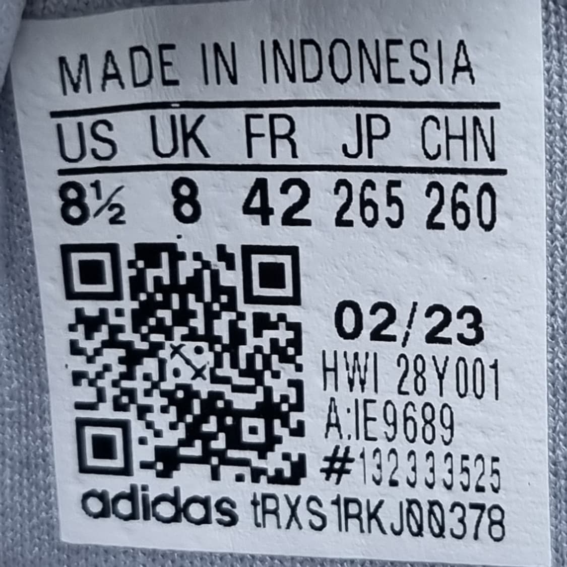 아디다스 듀라모 남성운동화 265 상품이미지6