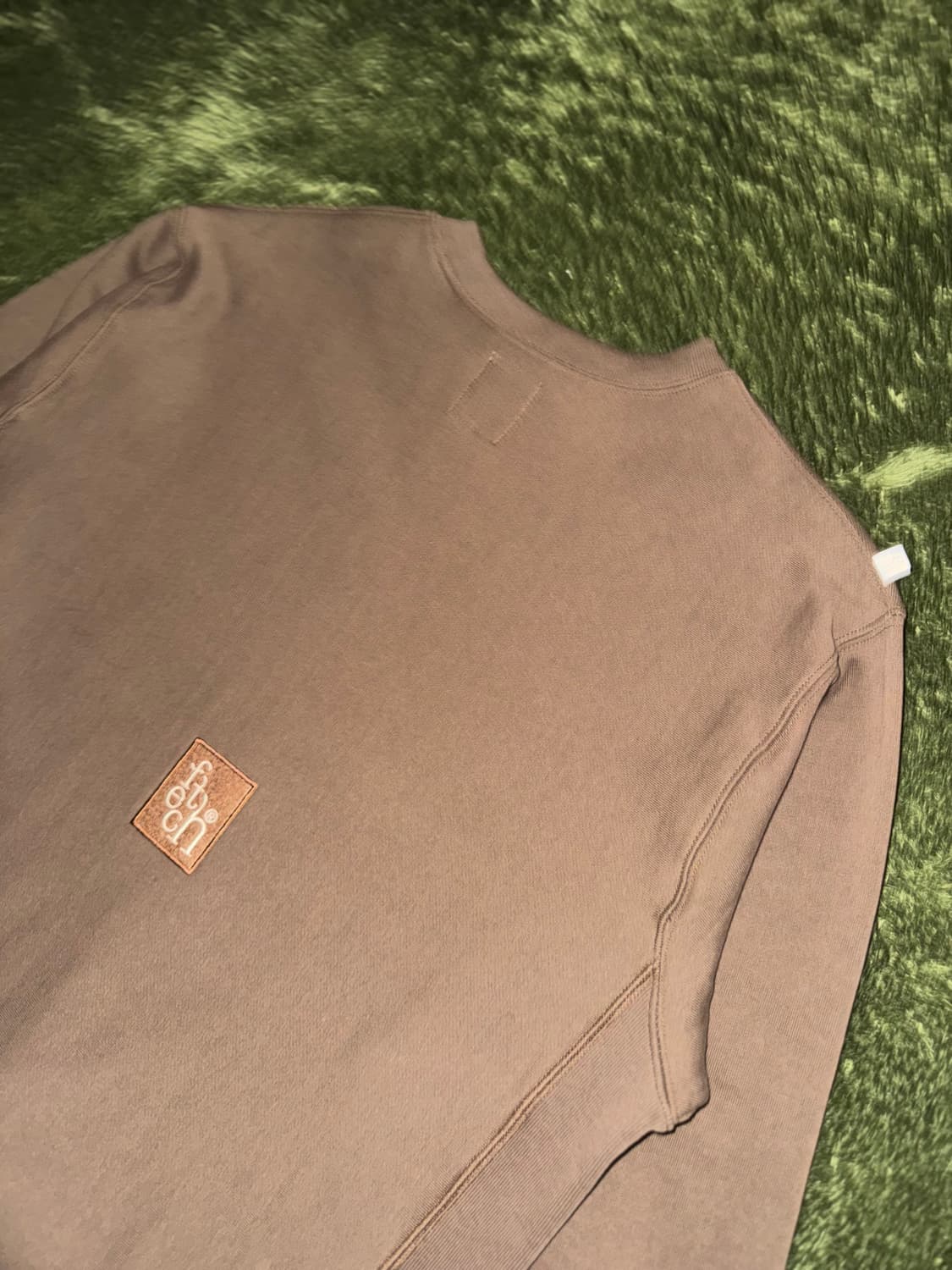 [M] Fetch 페치 선데이 엠브로이더리 로고 스웻셔츠 브라운 상품이미지9