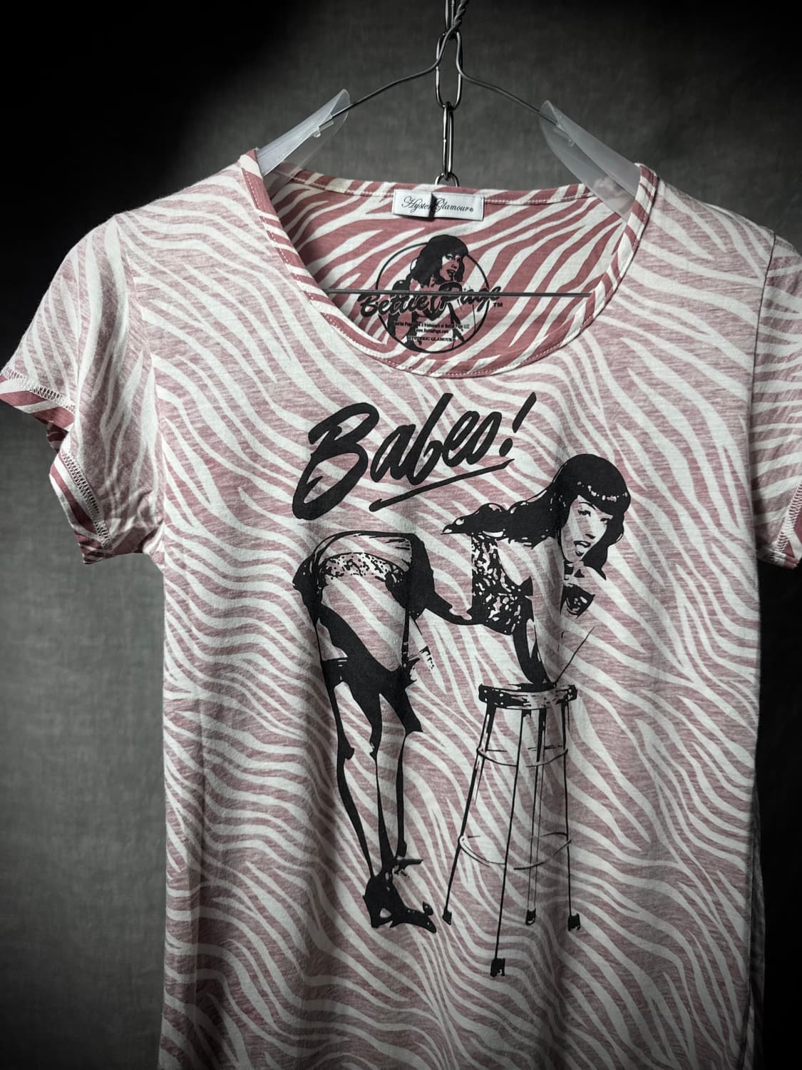 Hysteric Glamour Zebra Babes T-Shirt 상품이미지2