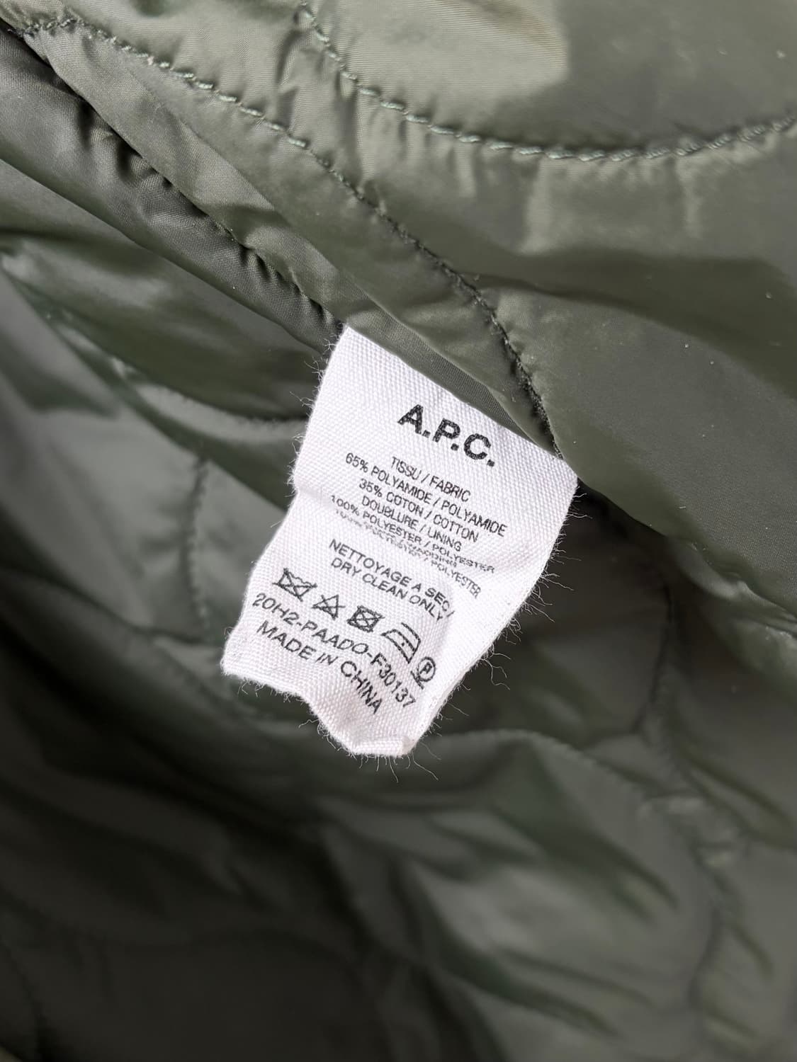 A.P.C. 아페쎄 피쉬테일 파카 상품이미지5