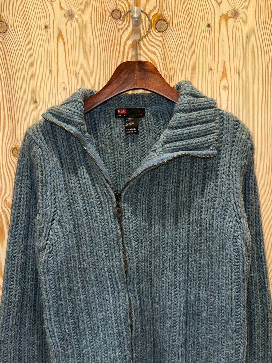 디젤 케이블 니트 집업 상품이미지4