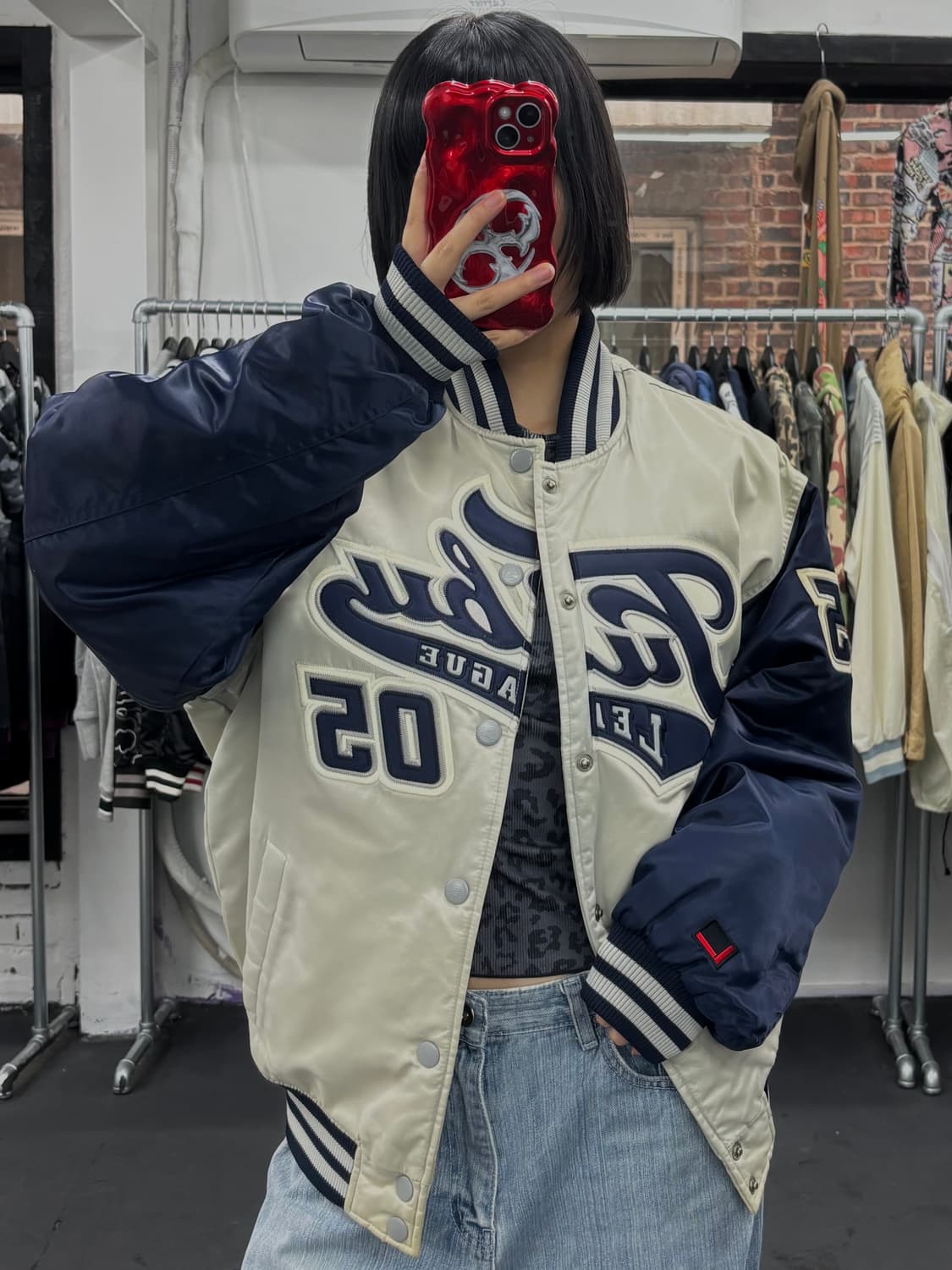 FUBU 푸부 올드스쿨 빅로고 바시티 상품이미지3