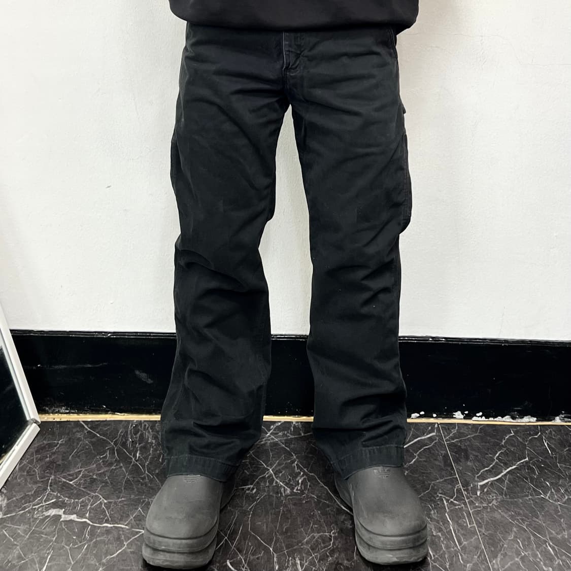 칼하트 B324-BLK 릴렉스드 워크 팬츠 블랙 상품이미지2