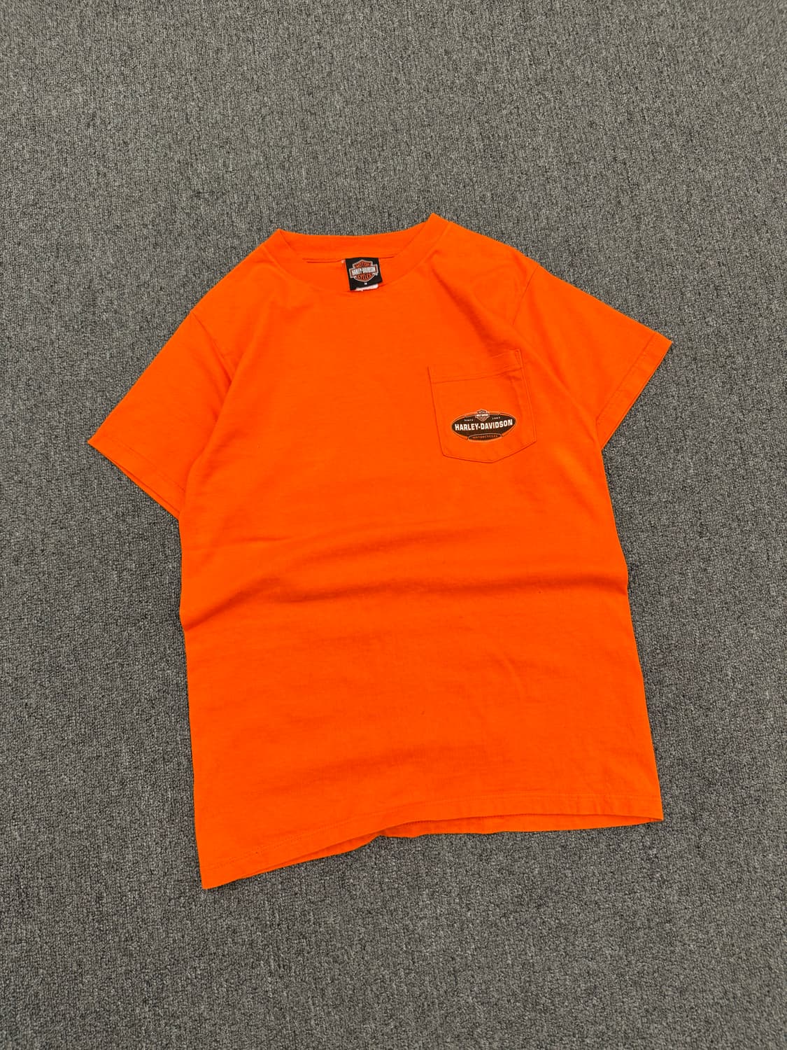 M)할리데이비슨 빈티지 프린팅 Las vegas 포켓 반팔 상품이미지1