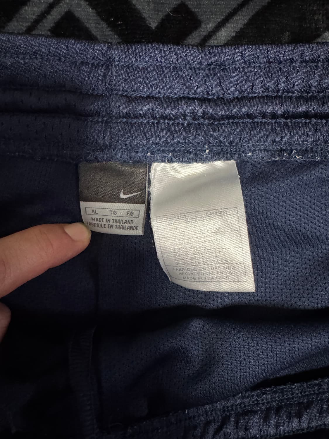 나이키 배스킷볼 쇼츠 네이비 실버 상품이미지5