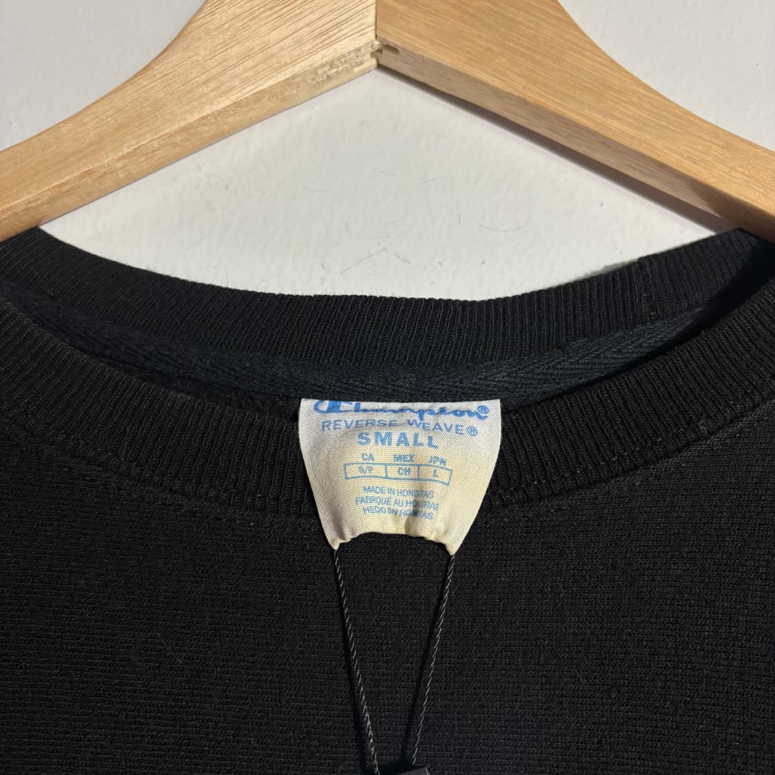 챔피온 블랙 로고 맨투맨 (무료배송) 상품이미지4