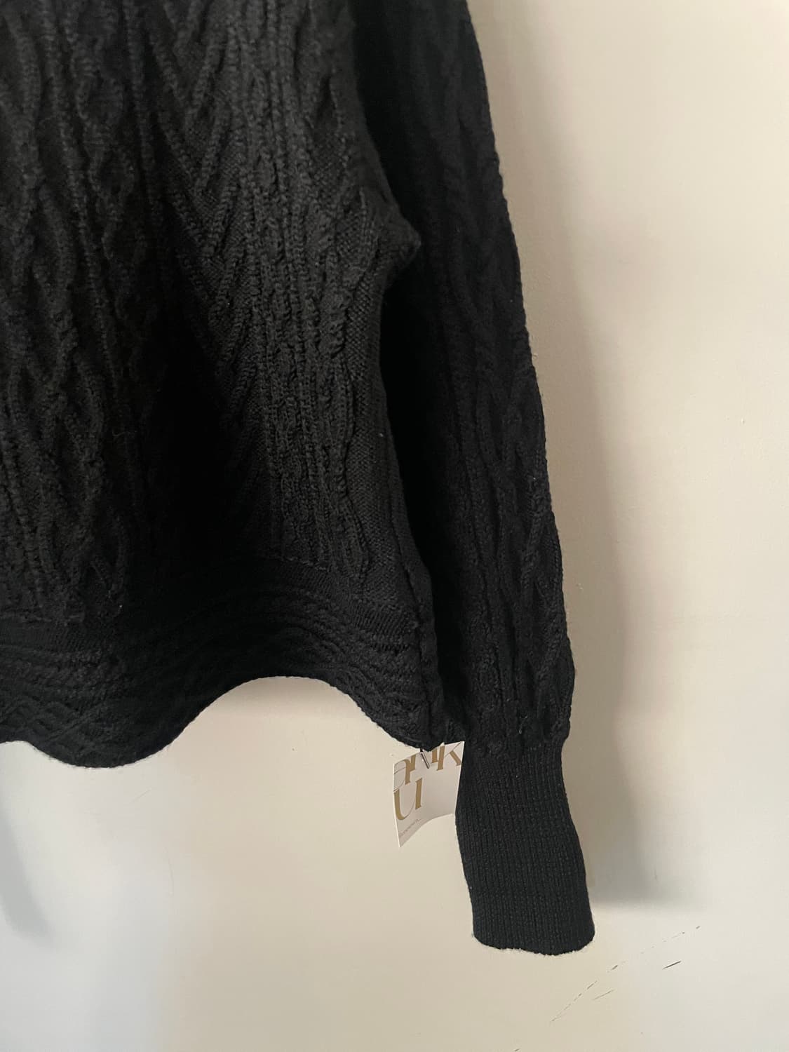 vintage black twisted knitwear 상품이미지6