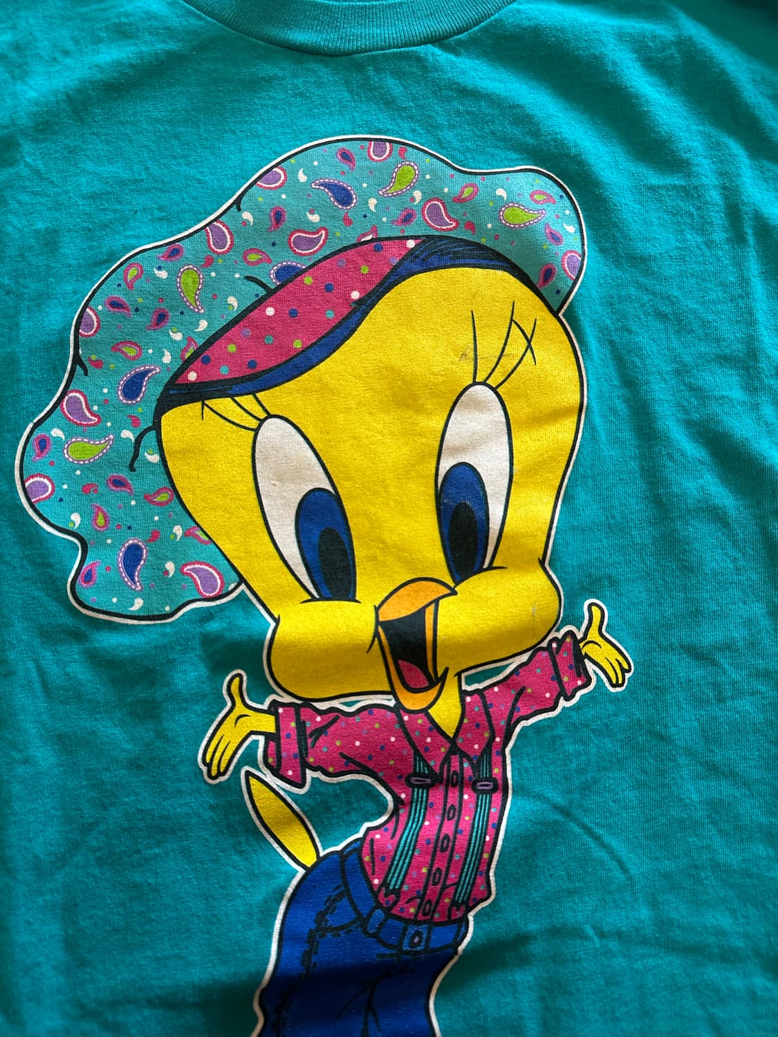 1996년 워너브라더스 힙스터 트위티 티셔츠 XL 상품이미지4