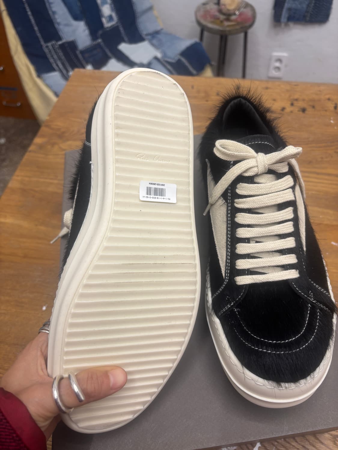 릭오웬스 송치 스니커즈 상품이미지4