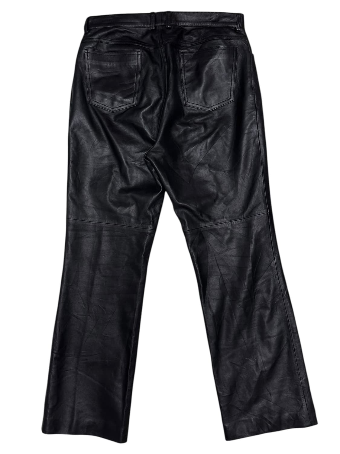 빈티지 쉽스킨 레더 부츠컷 팬츠 517 상품이미지2