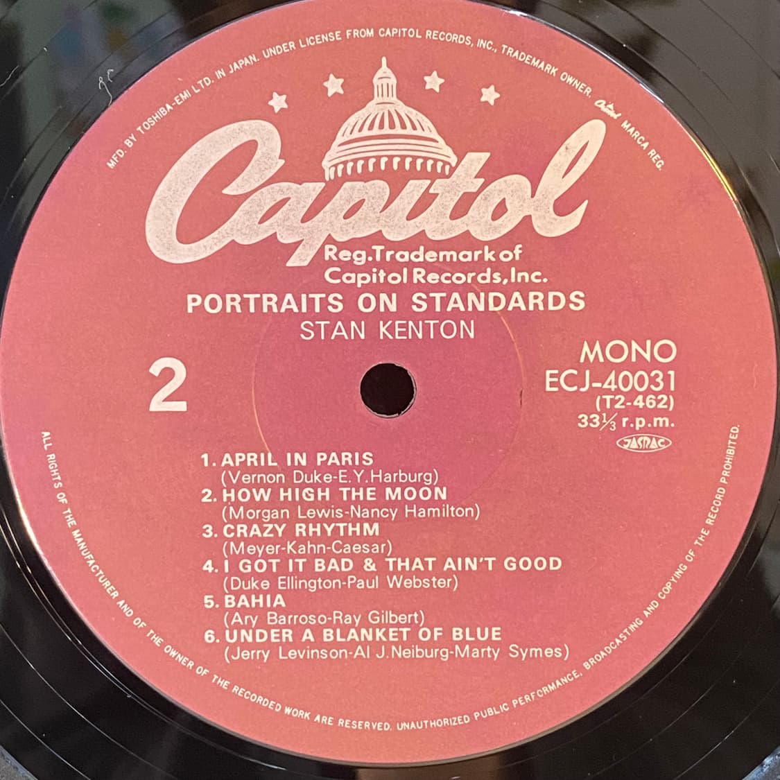 (수입중고LP-재즈) Stan Kenton -Portraits On 상품이미지5