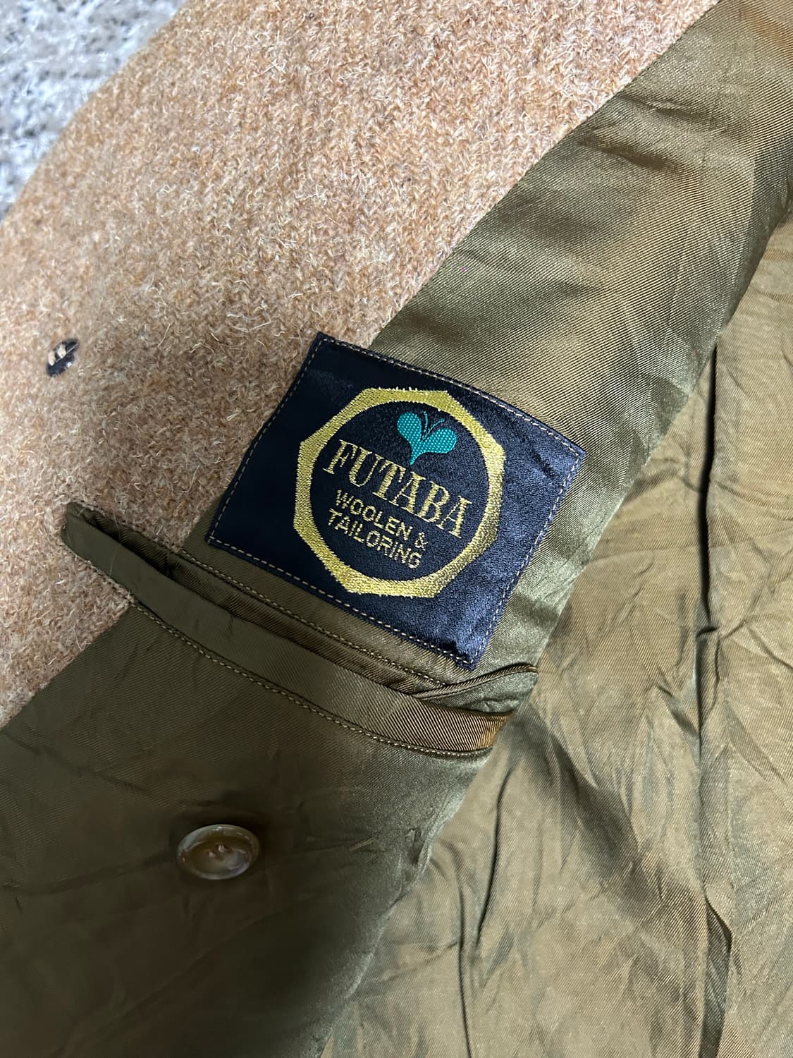 일제 수제맞춤 울 코트 사이즈 105~110 상품이미지5