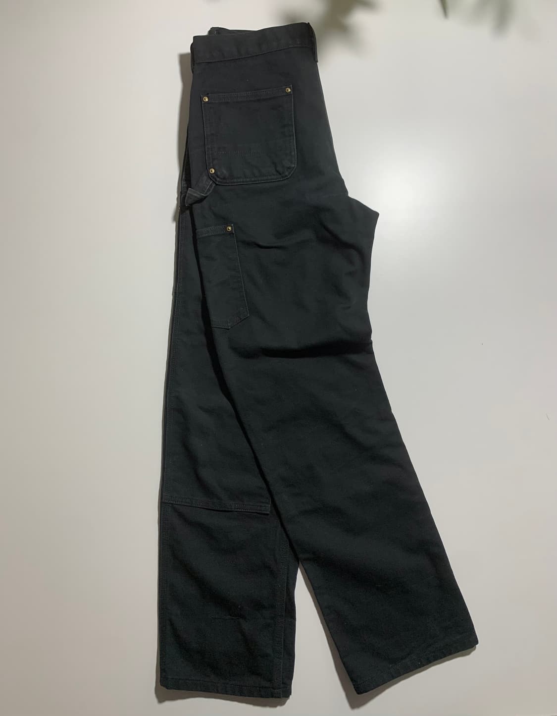 칼하트 더블니 워크 팬츠 30x32 블랙 상품이미지4