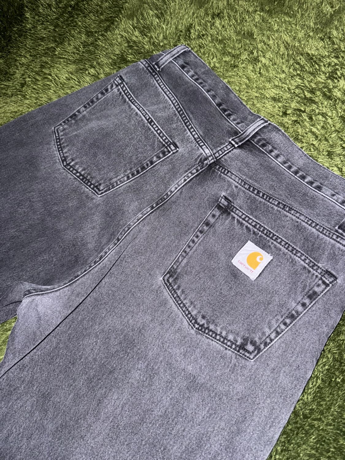 [34] 칼하트 WIP LANDON 랜든 데님 팬츠 블랙 헤비 스톤워시 상품이미지7
