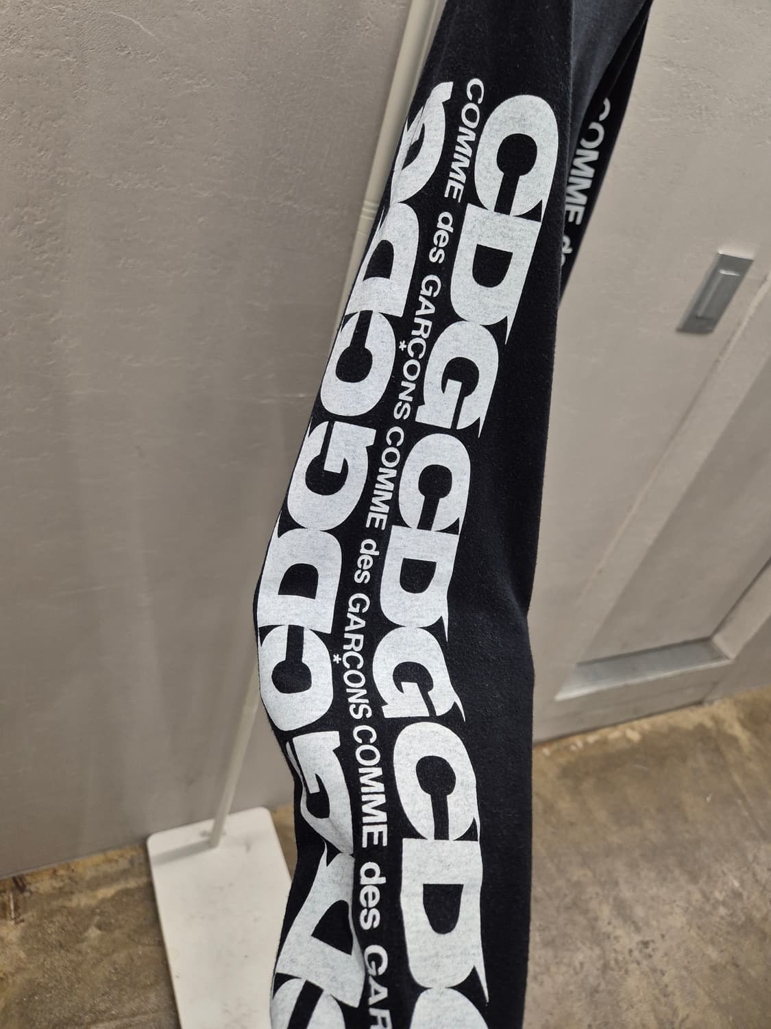 꼼데가르송 CDG 롱슬리브 티셔츠 블랙 S 상품이미지4