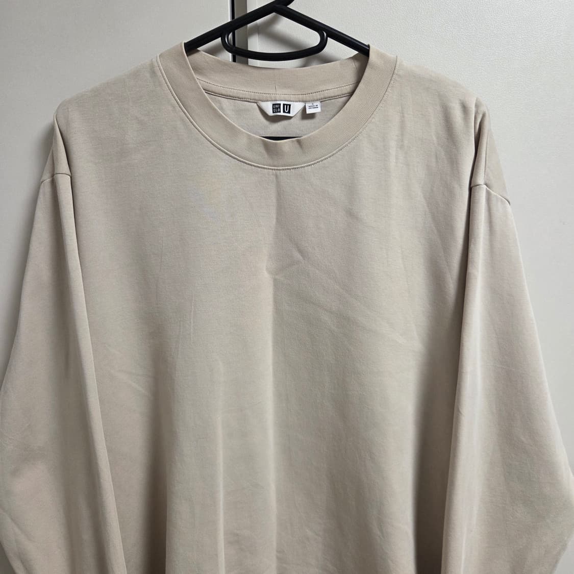 유니클로x르메르 U 에어리즘 긴팔티셔츠 L(100) 상품이미지2