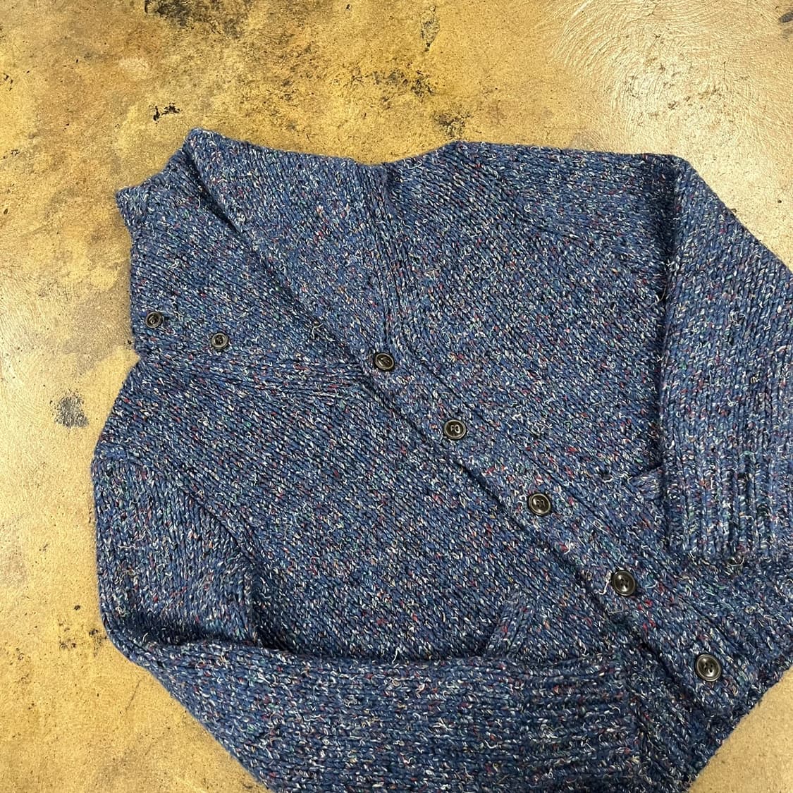 [정품] 폴로 데님앤서플라이 랄프로렌 블루 꽈배기 니트 가디건 b10 상품이미지1