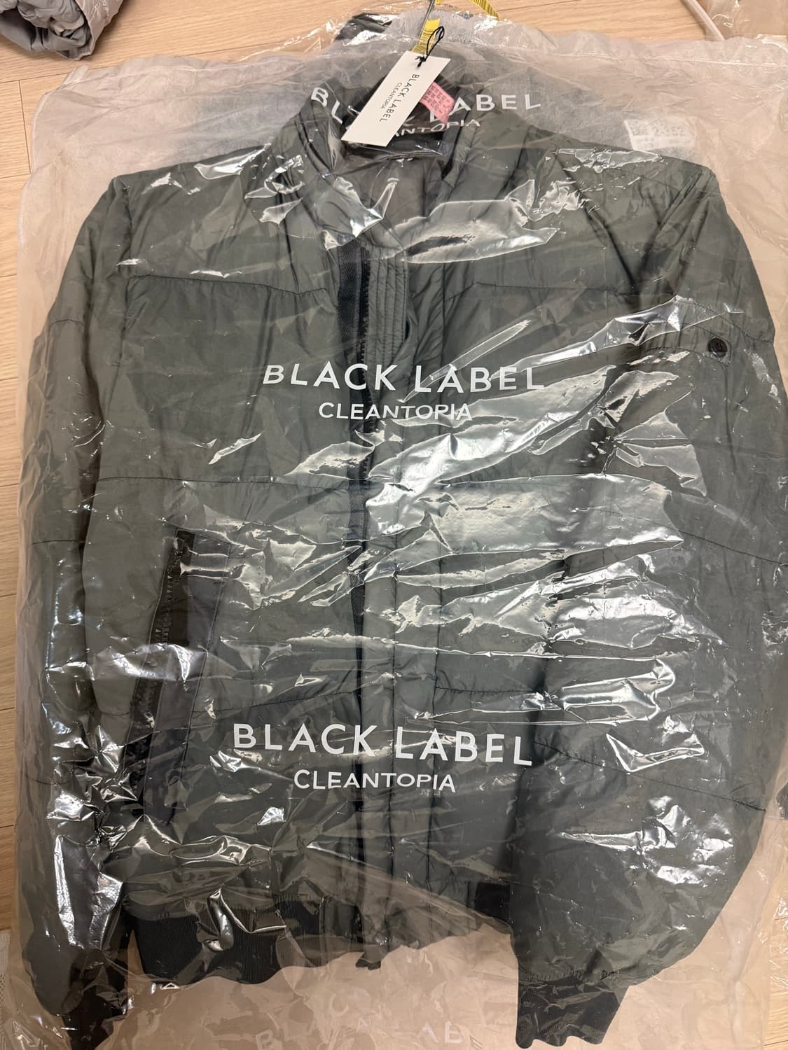 17FW 스톤아일랜드 크링클랩스 그레이 우원재패딩 상품이미지5