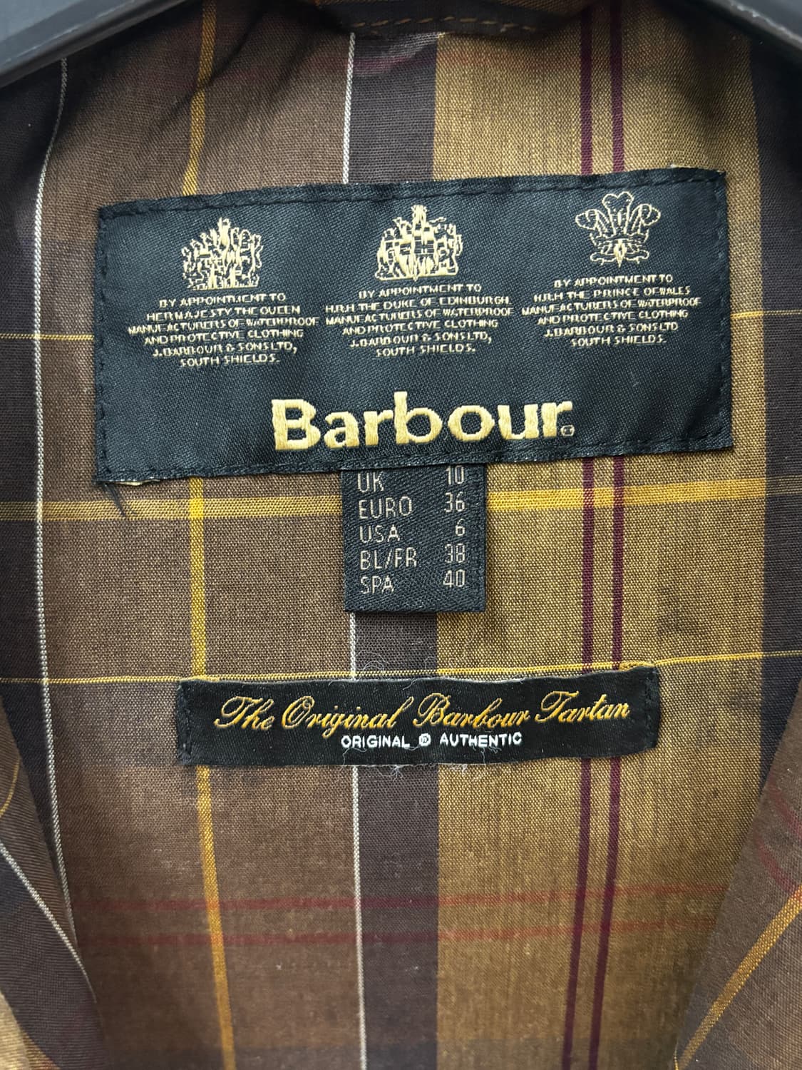 바버 라이트웨이트 더럼 왁스 자켓 S~M 상품이미지4