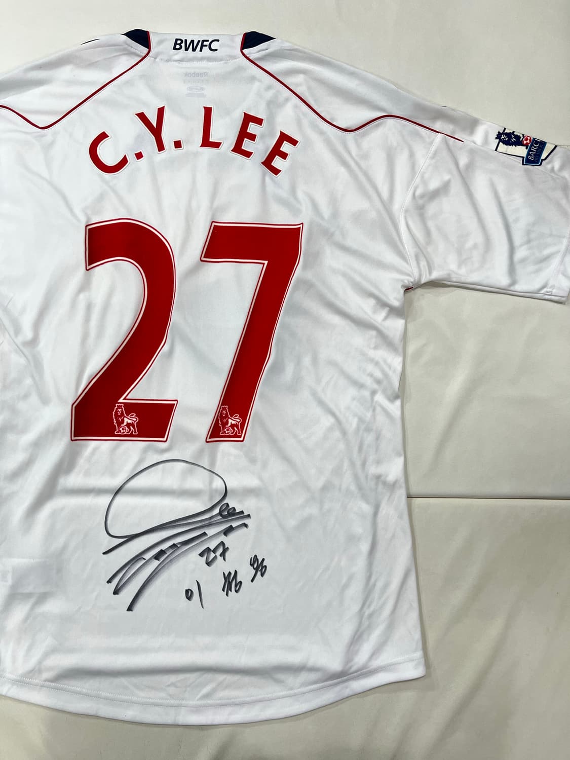 리복 10-11 볼튼 원더러스 FC 홈 이청용 (새제품) 상품이미지7