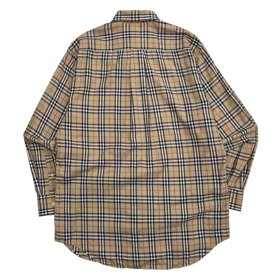 버버리 노바체크 화이트자수 셔츠 M 상품이미지3