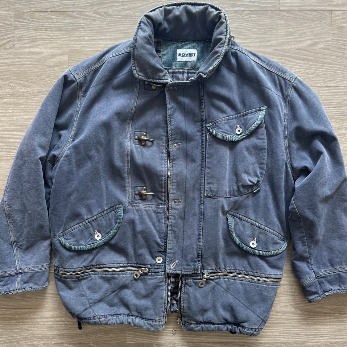 SOVIET 캔버스 파이어맨워크자켓 상품이미지1