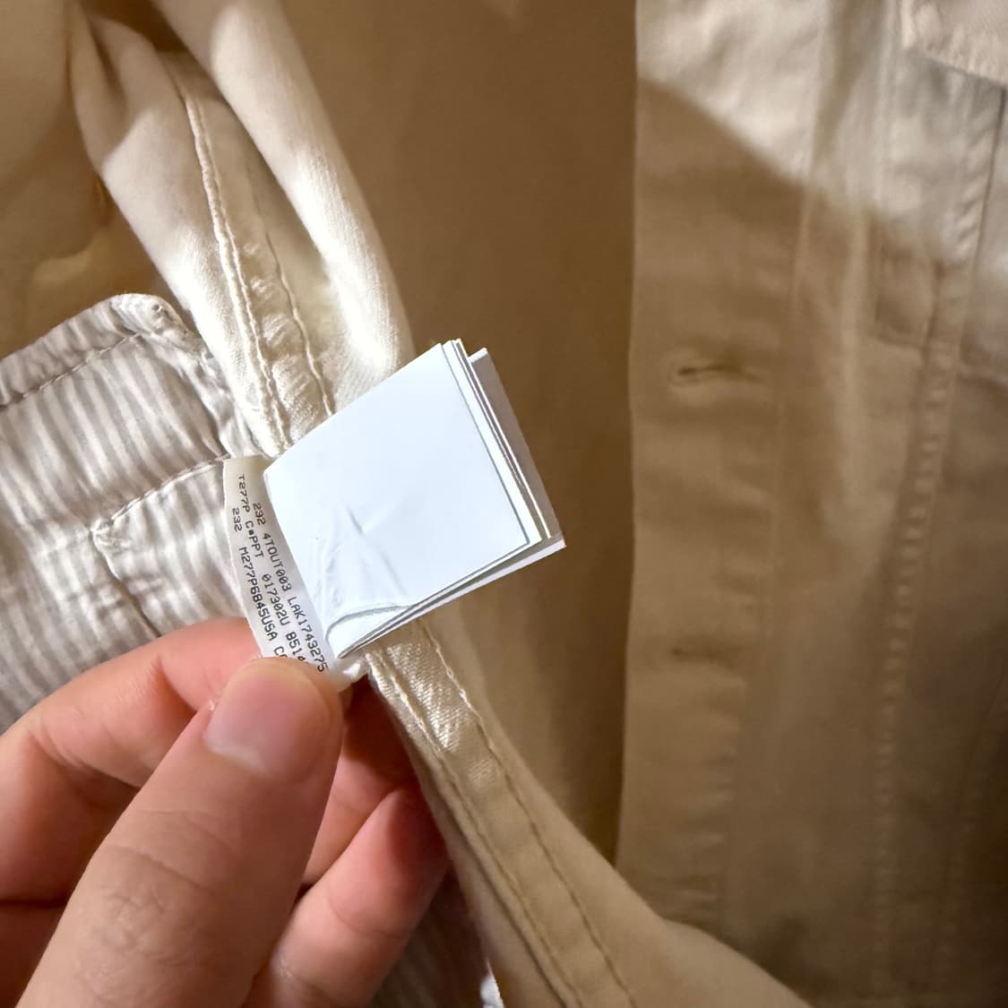 브루넬로 쿠치넬리 화이트 트러커 데님 자켓  상품이미지10