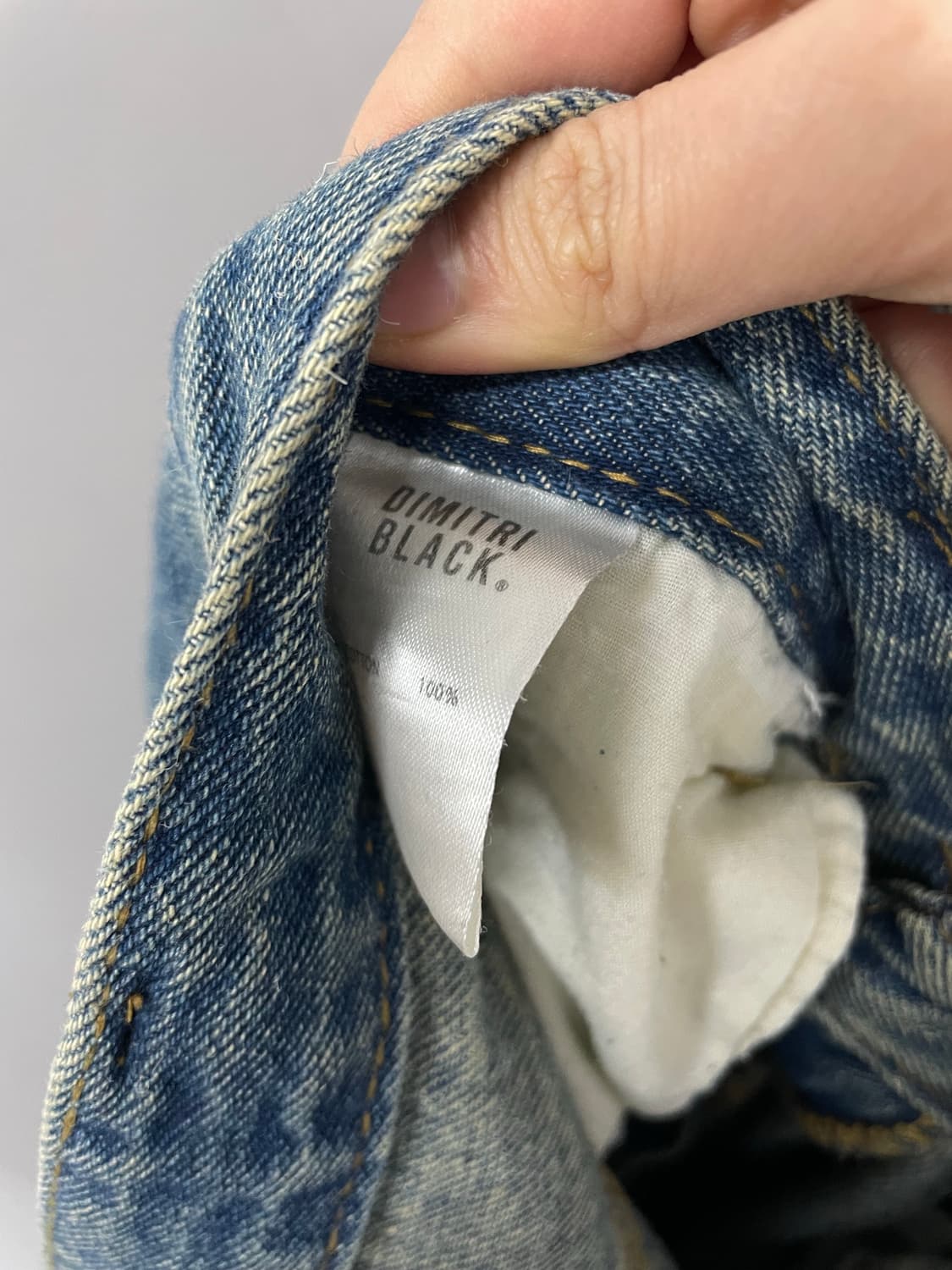 디미트리 블랙 워싱 데님 팬츠 H1952 상품이미지6