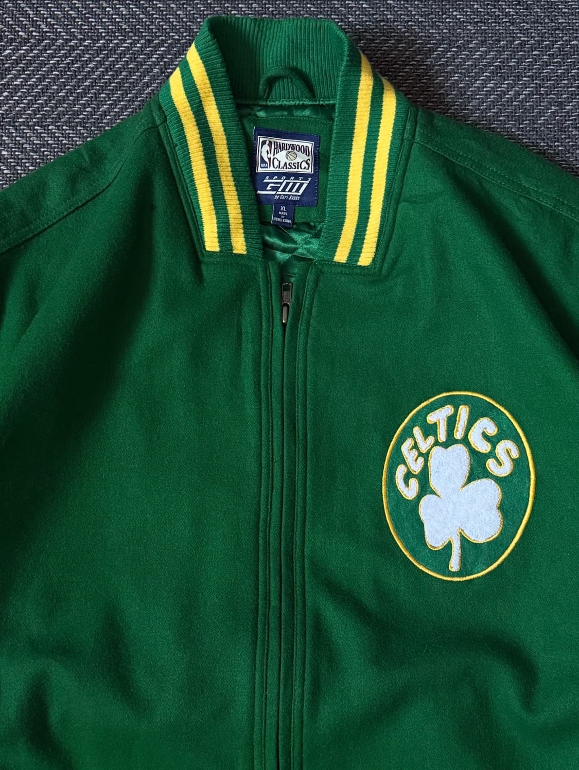 90s 하드우드 클래식 NBA 보스턴 셀틱스 울 바시티 자켓 (110) 상품이미지2