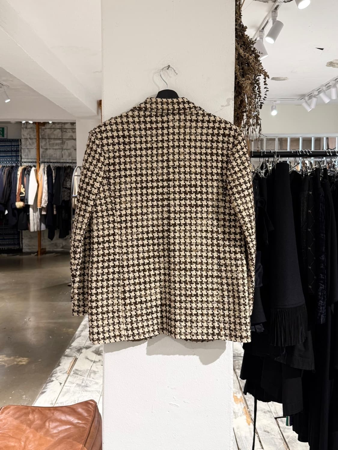 산드로 브라운 하운드투스 트위드 더블 자켓 상품이미지6