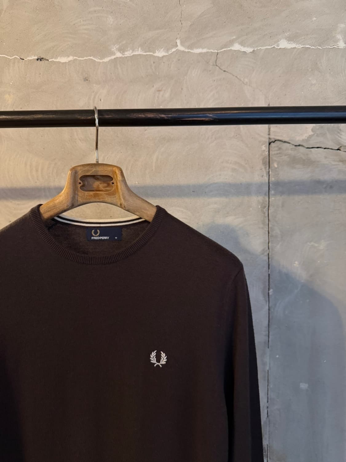 프레드페리 메리노울 니트 100 상품이미지4