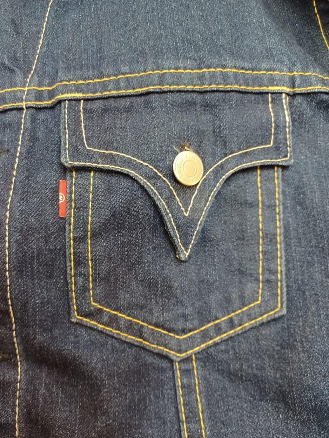 리바이스 스티치 웨스턴 데님자켓 L 상품이미지6