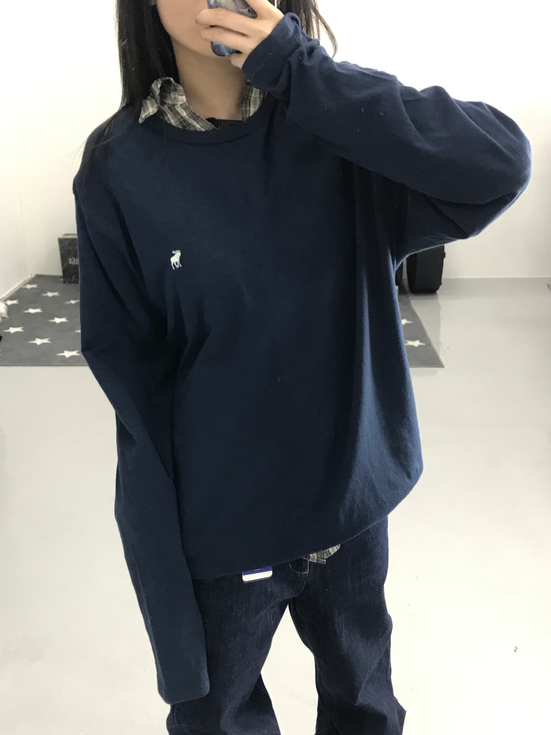 아베크롬비 네이비 롱슬리브 상품이미지2
