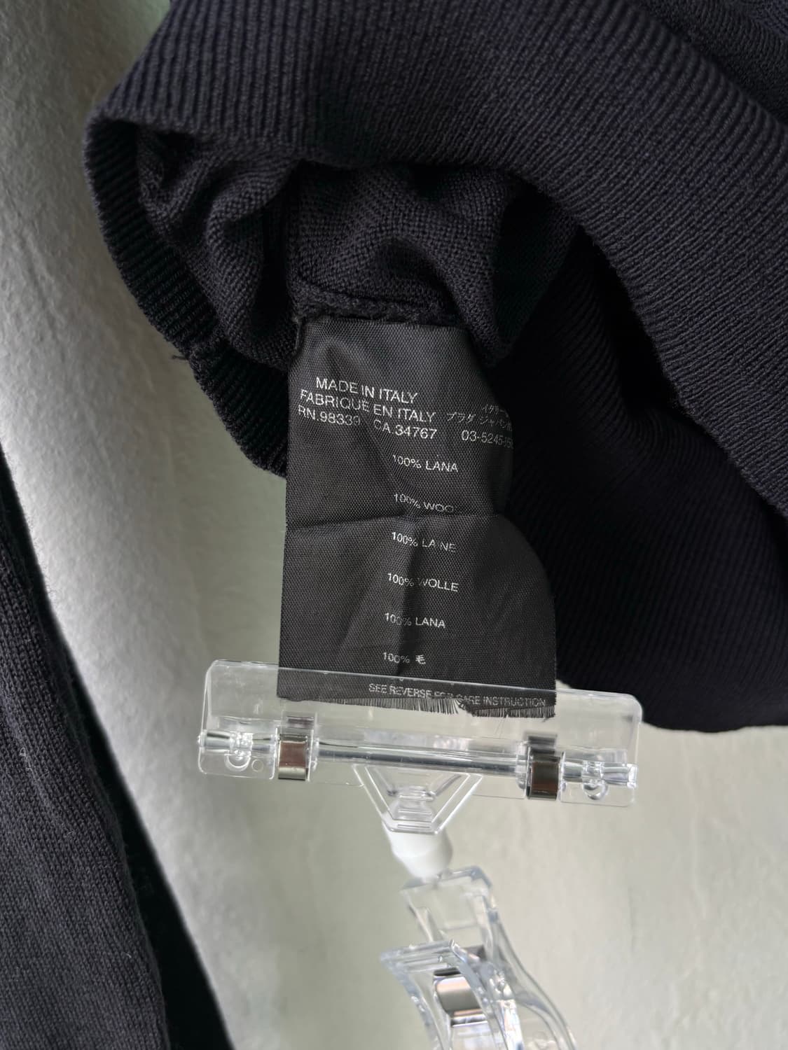 프라다 90s 엑스트라 파인 브이넥 스웨터 상품이미지9