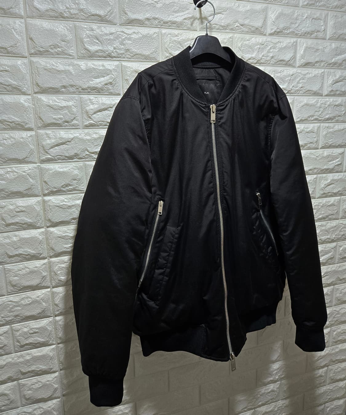 플랙 패딩 블루종 봄버 항공점퍼 L 상품이미지3