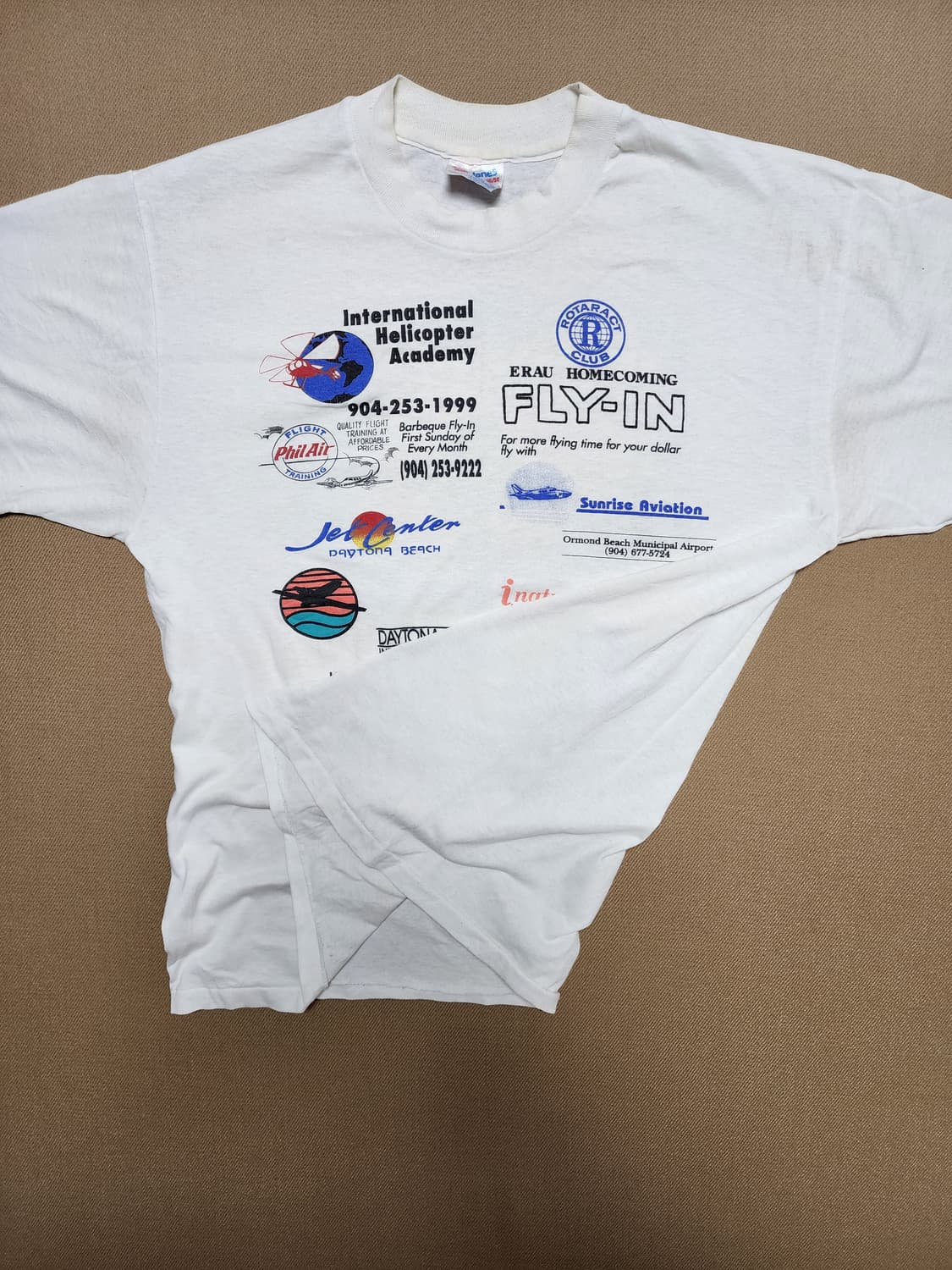 80s Hanes Fifty-Fifty FLY-IN 싱글스티치 반팔티23 상품이미지6