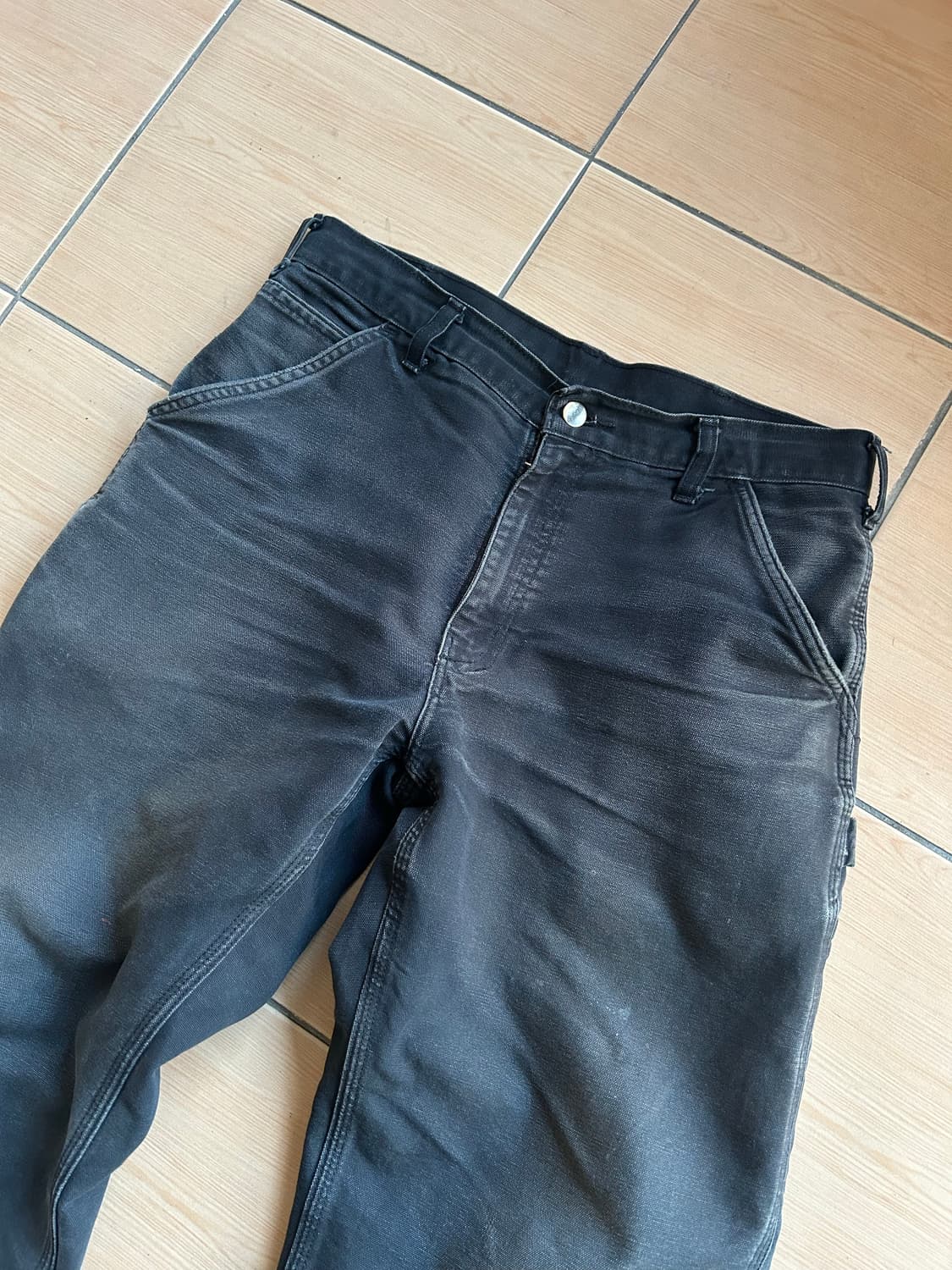 칼하트B11 싱글니 블랙 33in 상품이미지2