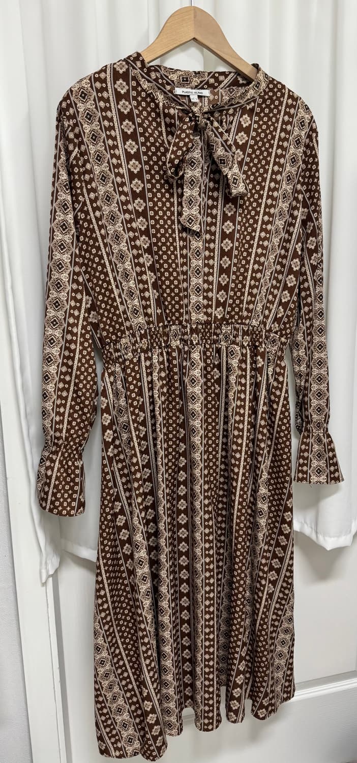 플라스틱아일랜드 에스닉 롱 원피스 상품이미지4