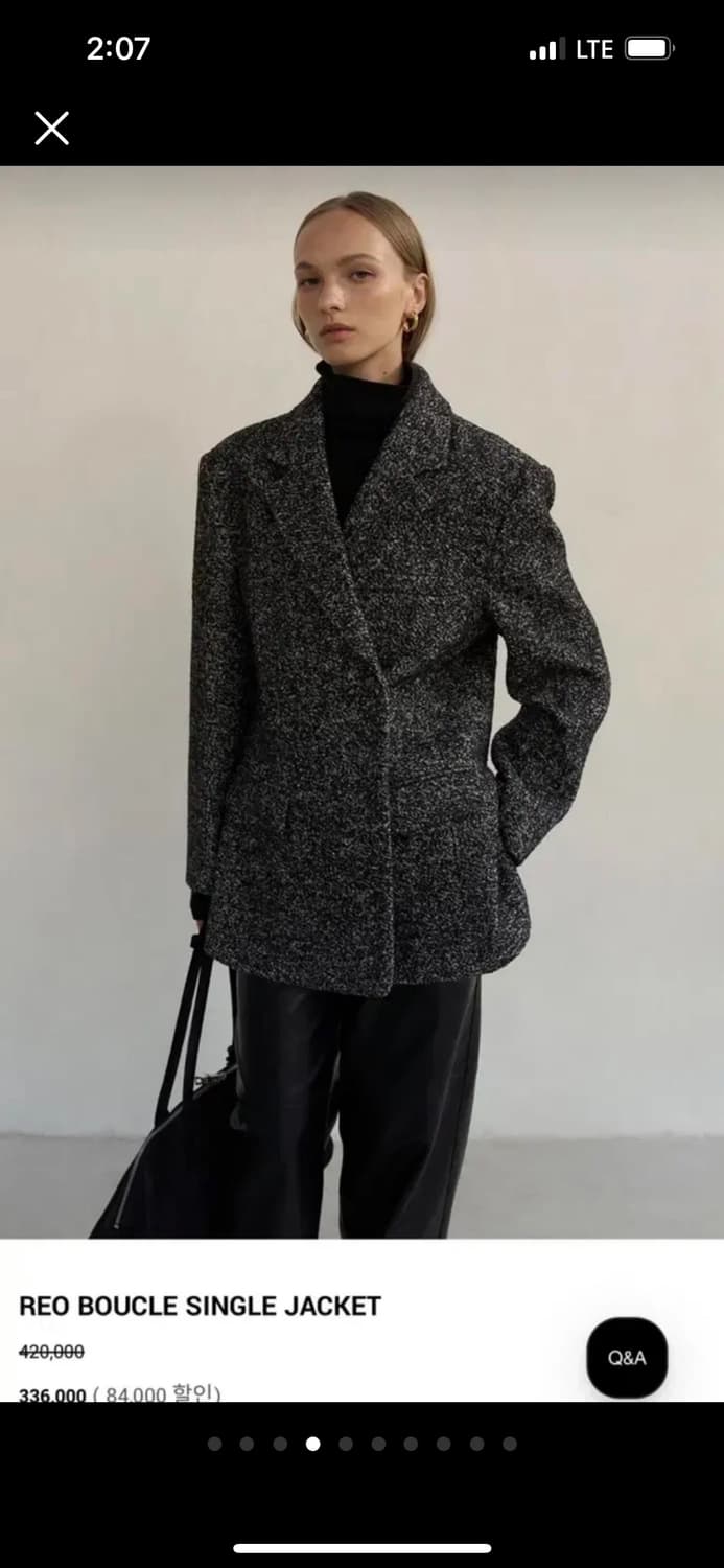 <40만원대> 블러썸에이치컴퍼니 겨울 코트 (M, 66) 상품이미지4