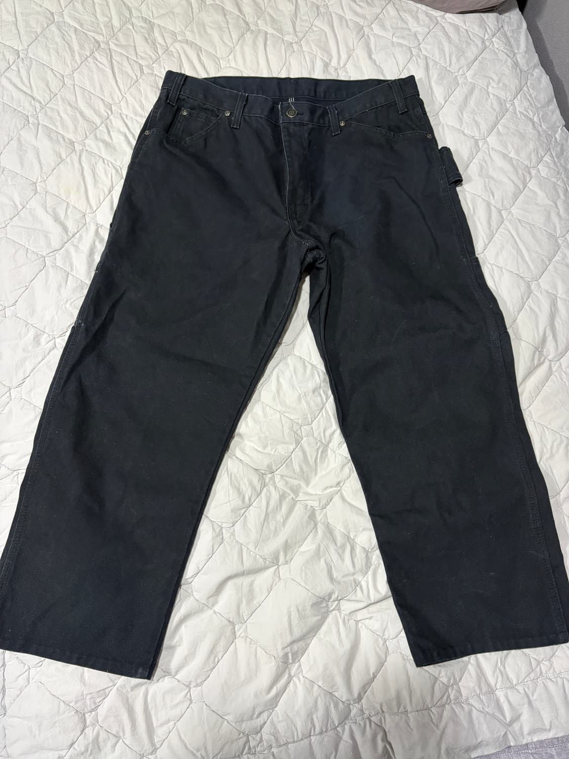 디키즈 카펜터 팬츠 블랙 36x32 상품이미지2