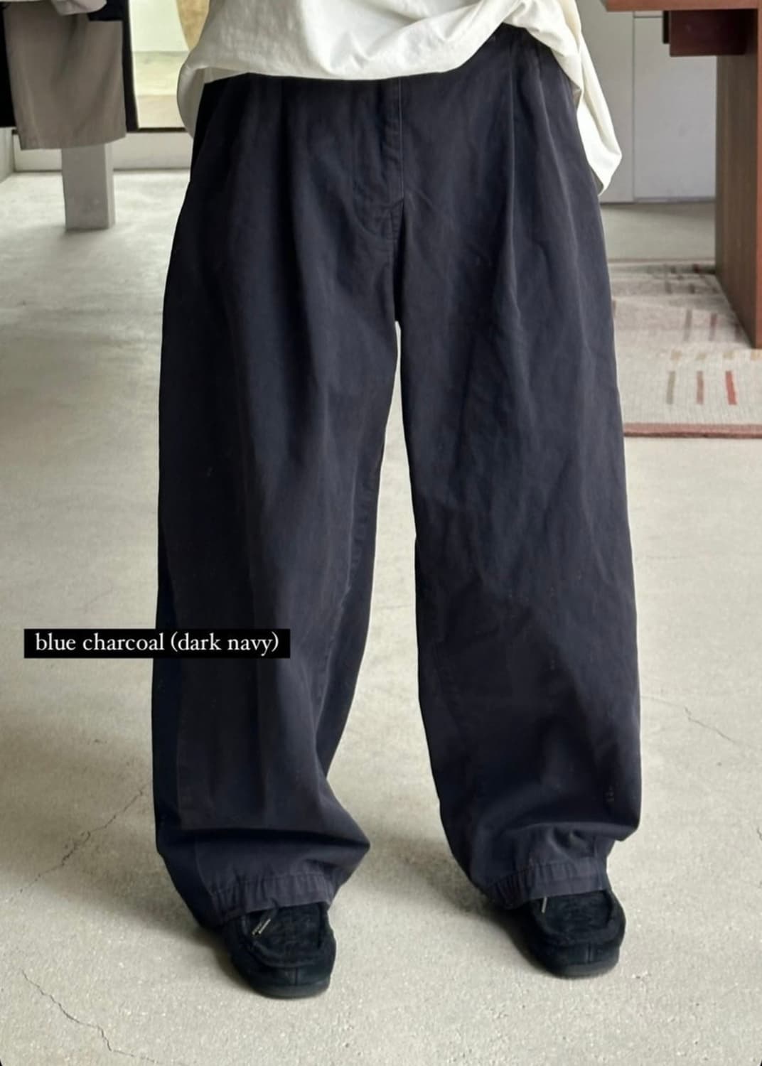 폴리테루 소팬츠 3.0 블리치드 블루차콜 2사이즈 상품이미지1