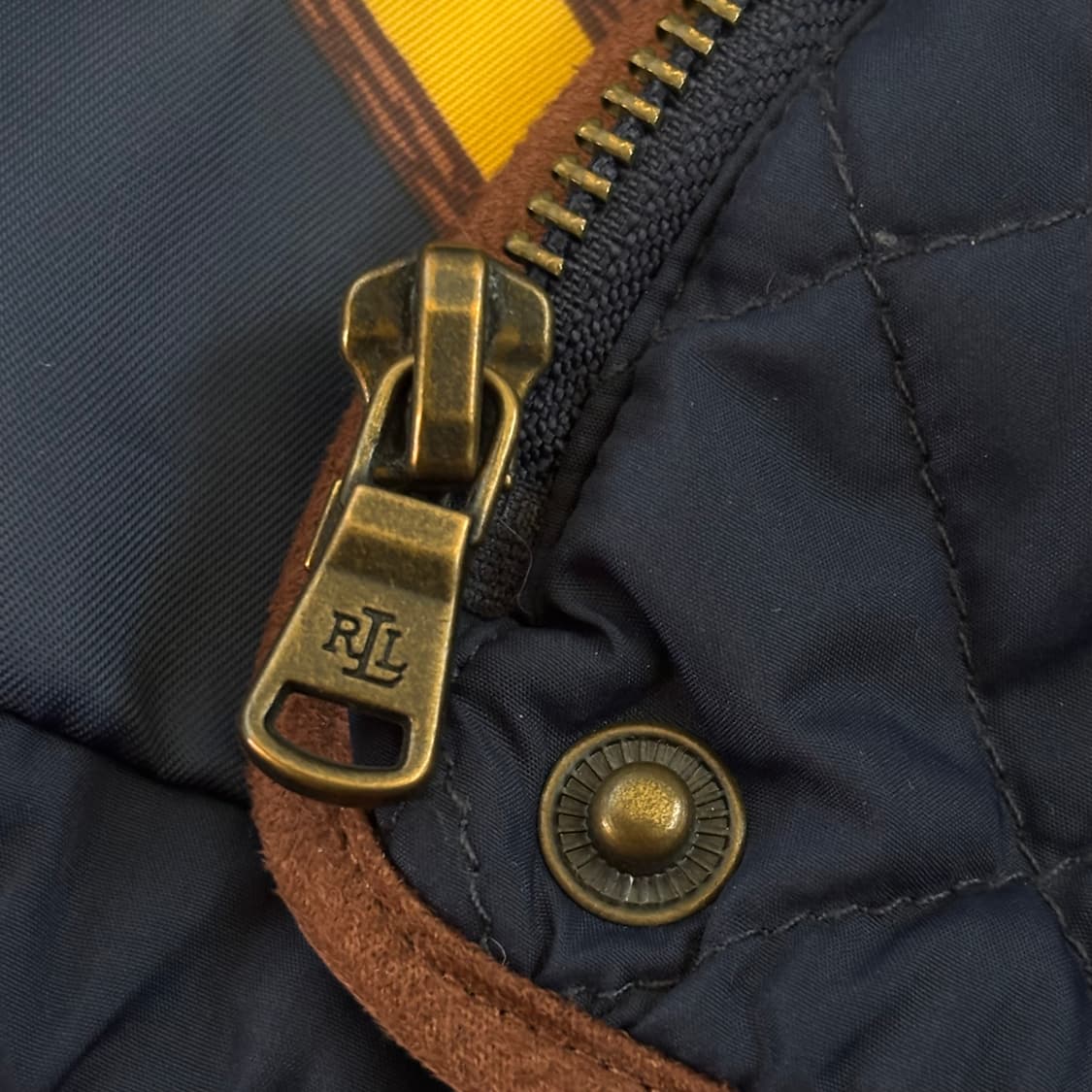 랄프로렌 XS 라이트 누빔 퀼팅 자켓 네이비 폴로 로렌  상품이미지8