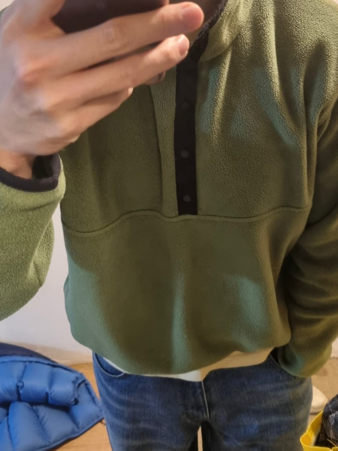 LL bean 플리스 xl 사이즈 에메랄드 그린 상품이미지1