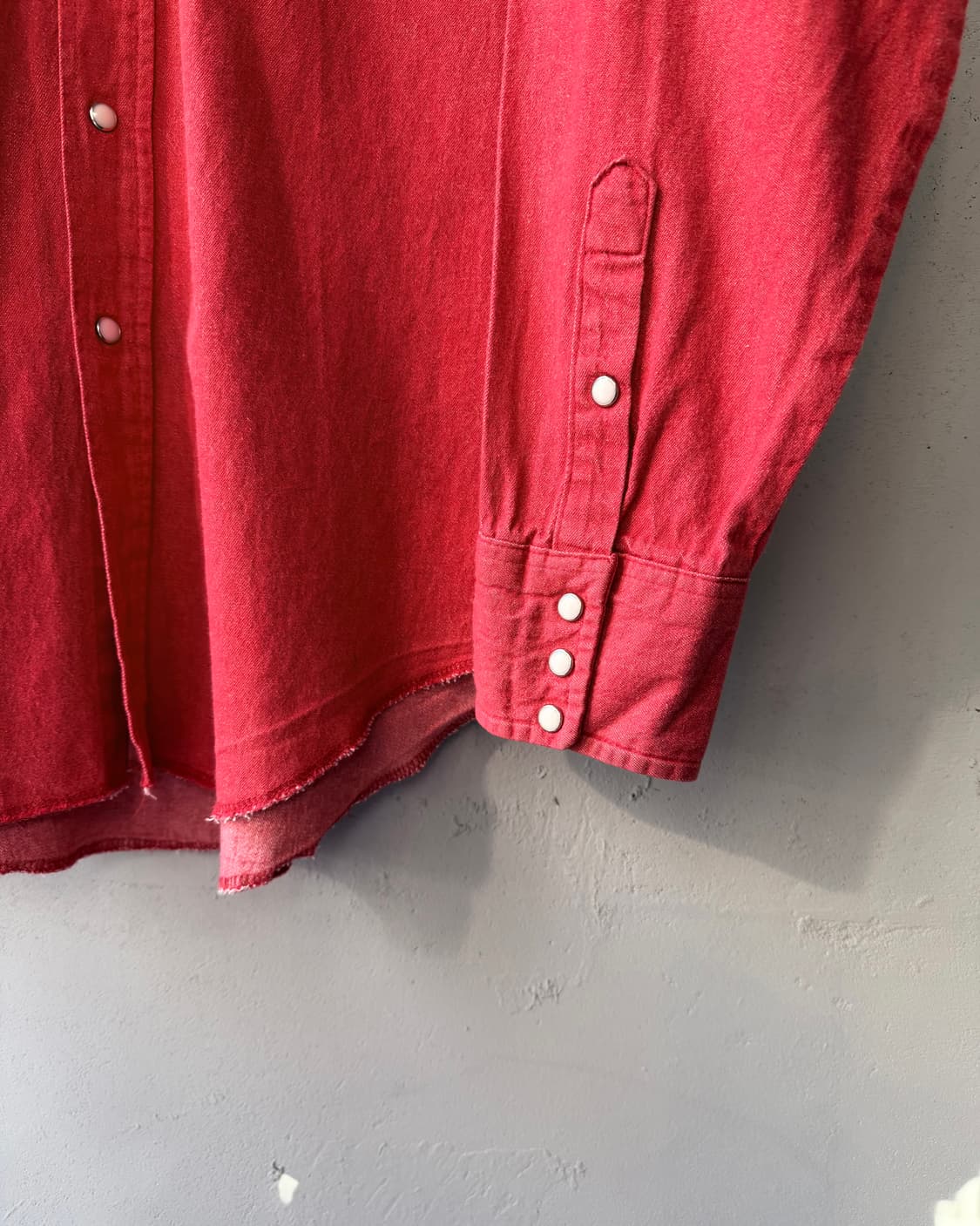 Wrangler 80-90s USA x-long tails 웨스턴 셔츠 상품이미지5