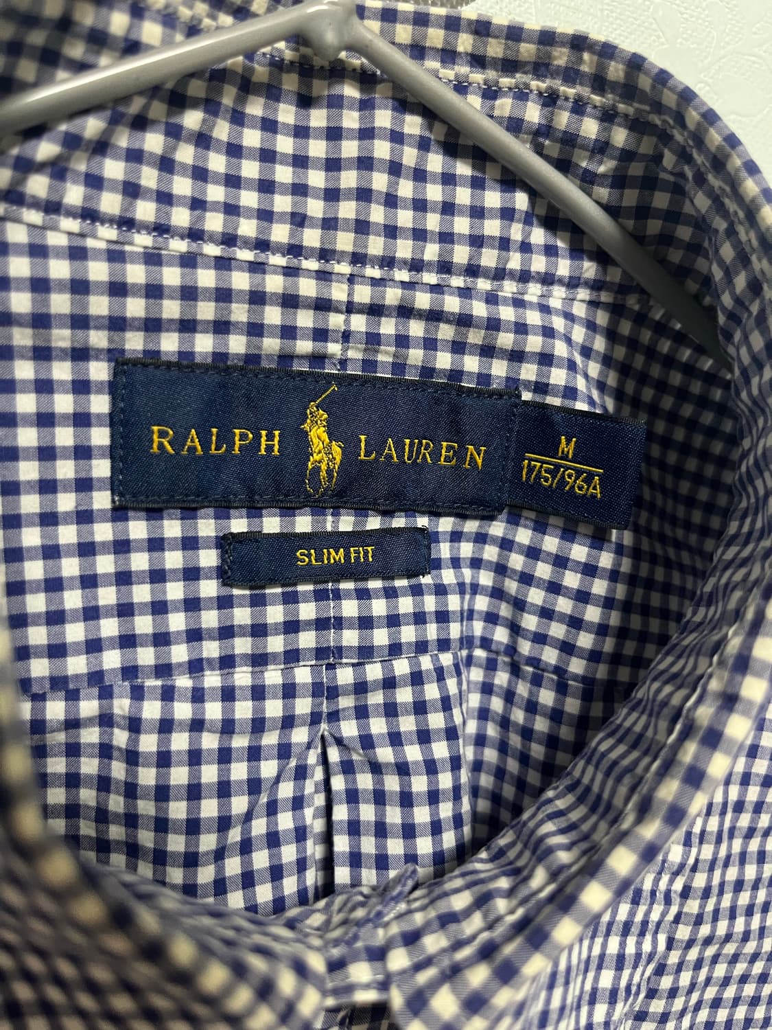 폴로 랄프로렌 슬림핏 체크 남방 2종 상품이미지8