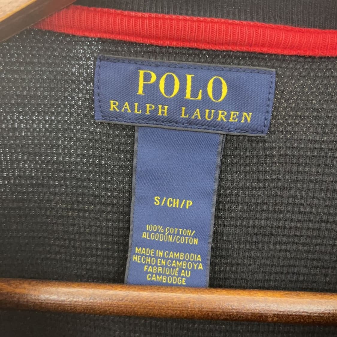 폴로 랄프로렌 자수로고 와플 롱슬리브 긴팔티 90 C06241 상품이미지3