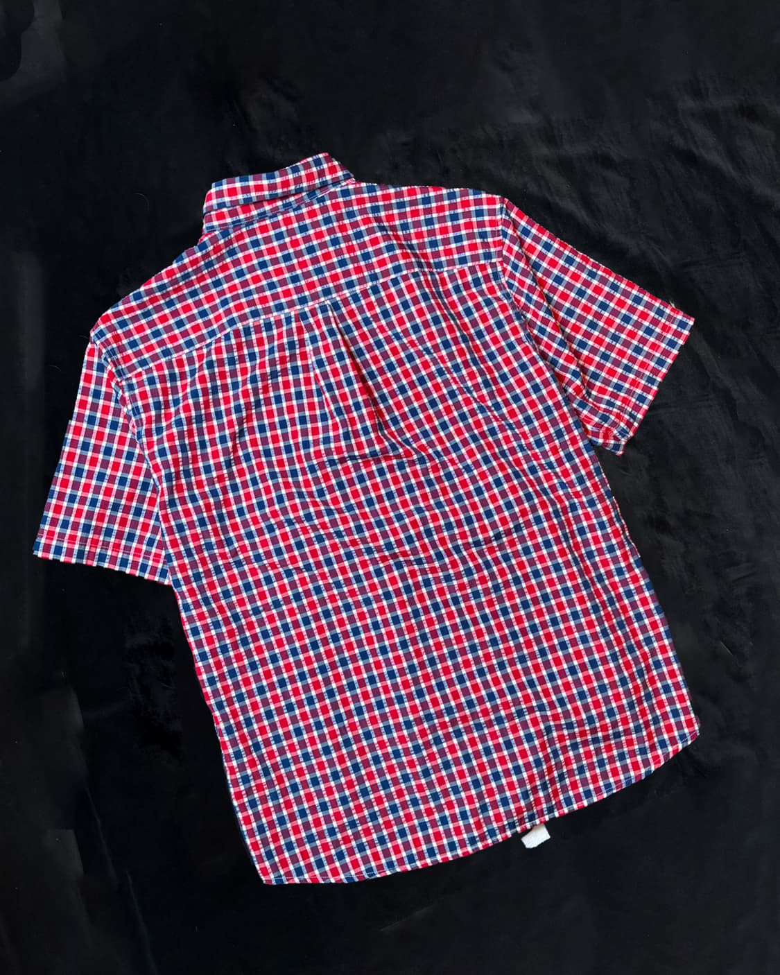 일본빈티지 kangol 반팔 체크셔츠 상품이미지4